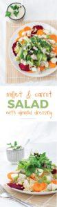Use Your Noodles - Millet and Carrot Salad with Creamy Almond Dressing