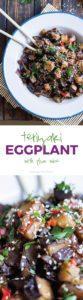 Use Your Noodles - Teriyaki Eggplant With Plum Wine