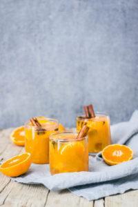 Easy to make from scratch warm autumn mulled mandarin juice!