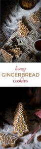 What would Christmas be without some decorated honey gingerbread cookies shaped like Christmas trees? These are super easy and can be done in a food processor. Click to find the whole recipe or pin and save for later!