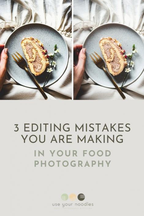 These three common food photography editing mistakes can be ruining your food photos, but you can fix that easily.