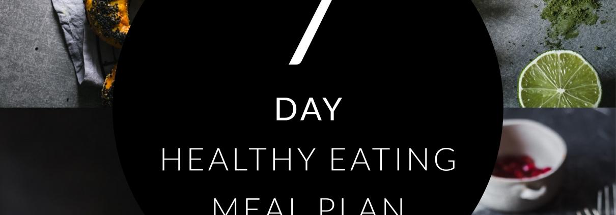7 Day Healthy Eating Meal Plan January 2019