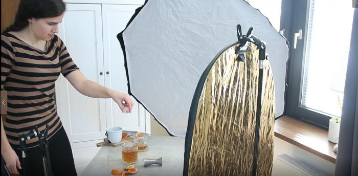 How to use artificial light behind the scenes
