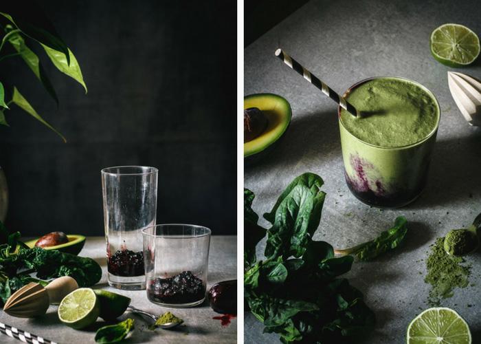 Antioxidant Packed Blueberry Matcha Smoothie. This blueberry matcha smoothie is full of antioxidants and a perfect energy boost for the morning. It's a delicious healthy vegan, dairy free and gluten free green smoothie with blueberry mash. So good! | www.useyournoodles.eu