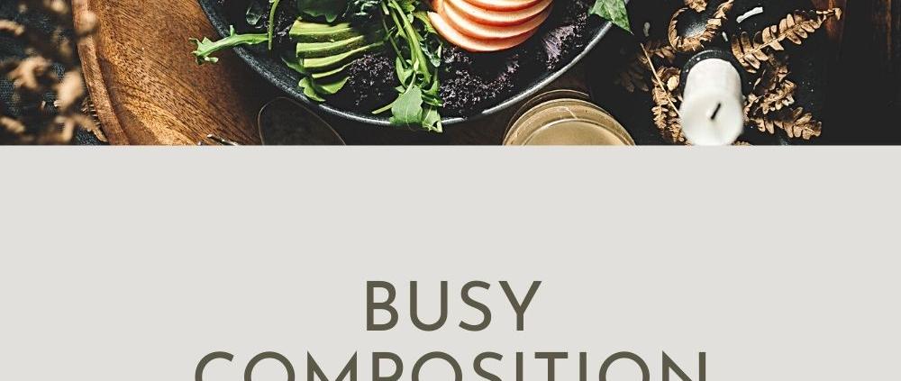 There's a trend in busy composition that you can see on Instagram. With these food photography tips you'll be able to know how to style the scene so your dish is still the hero.