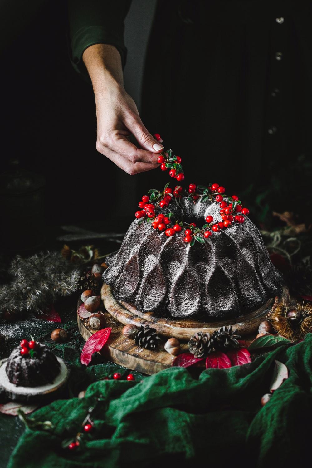 This simple but super rich chocolate hazelnut bundt cake recipe is guaranteed to impress at your Christmas dinner.
