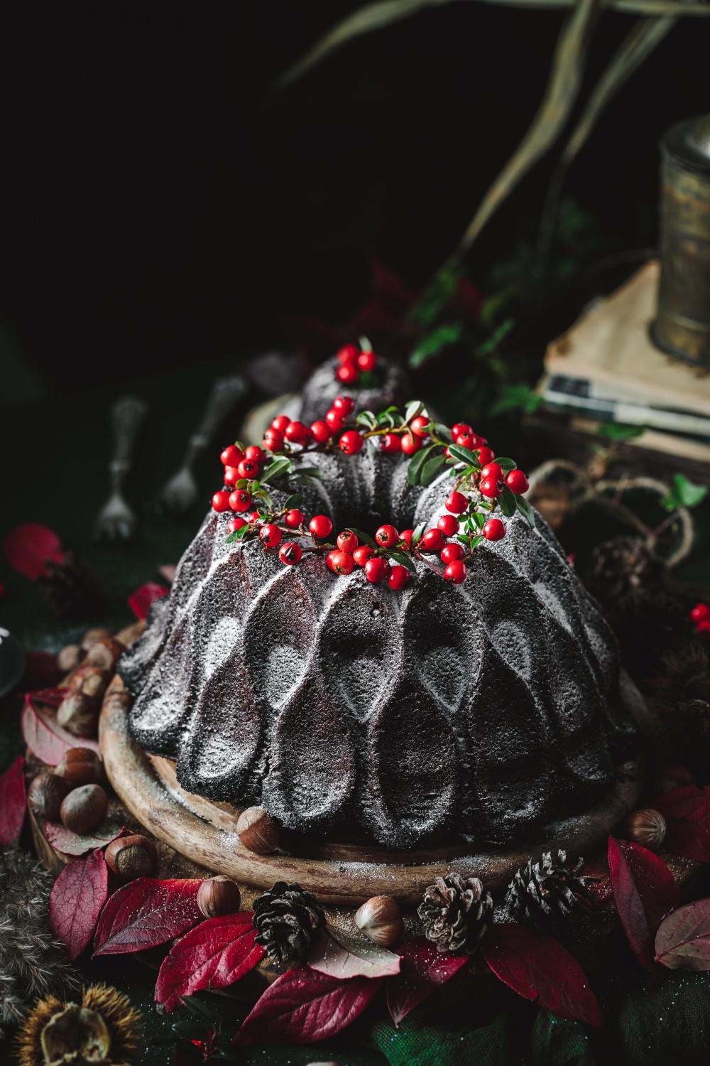 This simple but super rich chocolate hazelnut bundt cake recipe is guaranteed to impress at your Christmas dinner.