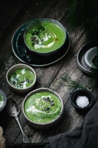 Super easy and quick recipe for delicious healthy chard and fennel soup. Creamy and sweet!