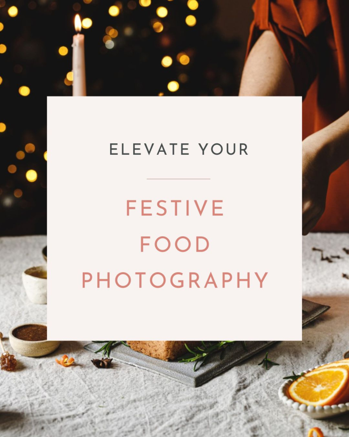 Incredible tips for festive food photography! I am sharing a few things I pay attention too when I take festive food photos during the Christmas time and New Year’s festivities. 
