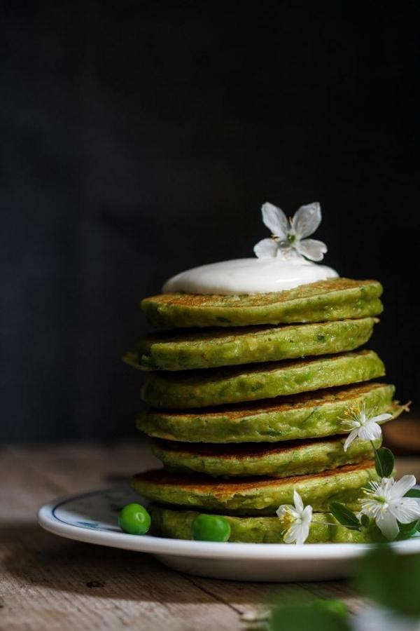 Flourless Green Pea Fritters Use Your Noodles