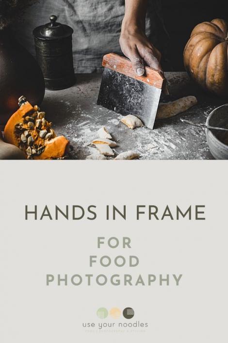 Hands in frame add a human element to food, which brings food to life in a completely new way and make a scene look very natura