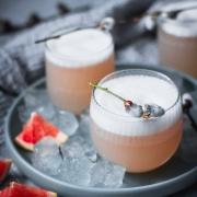 Turn a classic gin and tonic into a delicious gin cocktail by adding pink grapefruit and aquafaba for a fabulous delicate foam.