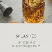 Splashes in drink photography are so much fun right? In my opinion, they brighten up photos of drinks and just make them exciting to look at.