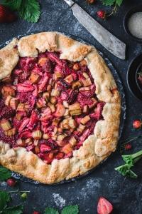 This simple and classic strawberry rhubarb galette with a twist will sure to be your new summer favorite!
