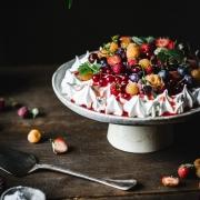 The best Summer berry pavlova is when fresh summer berries meet a crisp and chewy meringue and some fresh whipped cream.
