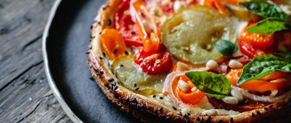 Celebrate the late Summer produce with this delicious summer harvest cream cheese tart.