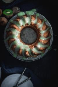 Make this tahini bundt cake to wow everyone with a new exciting flavor! Plus a sweet kiwi glaze on top. What can be better?