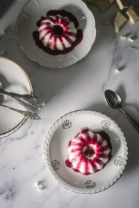 A smooth creamy white chocolate panna cotta is always a crowdpleaser especially with some hibiscus raspberry sauce on top. One of the easiest desserts that everyone will love.